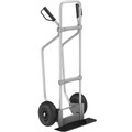 EUROKRAFT Aluminium-Sackkarre GO mit Kufen Schaufel-BxT 450 x 160 mm, schwarz Luftbereifung, ab 2 Stk
