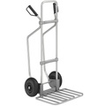 EUROKRAFT Aluminium-Sackkarre GO mit Kufen Paketschaufel-BxT 430 x 450 mm, Alu Luftbereifung, ab 2 Stk