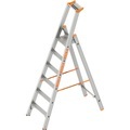 Stufen-Stehleiter einseitig begehbar 6 Stufen inkl. Plattform