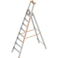 Stufen-Stehleiter einseitig begehbar 8 Stufen inkl. Plattform