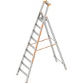 Stufen-Stehleiter einseitig begehbar 9 Stufen inkl. Plattform