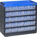 eurokraft pro, eurokraft pro Kleinteilemagazin VARIOPLUS PRO, HxBxT 285 x 300 x 135 mm, 25 Schubladen, 25 Trennstege