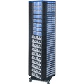 eurokraft pro, eurokraft pro Drehständer VARIOPLUS PRO, HxBxT 1870 x 445 x 445 mm, 282 Schubladen, 212 Trennstege