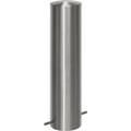 Edelstahl-Sperrpfosten Ø 205 mm, Flachkopf zum Einbetonieren, Höhe 1000 mm
