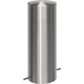 Edelstahl-Sperrpfosten Ø 306 mm, Flachkopf zum Einbetonieren, Höhe 1000 mm