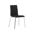 undefined, Schalenstuhl Elin, schwarz/Chrom, VE 4 Stk