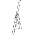 Krause 131676 131676 Aluminium Mehrzweckleiter inkl. Traverse Arbeitshöhe (max.): 9.10 m 30.8 kg