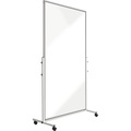 Mobile Trennwand aus Acrylglas