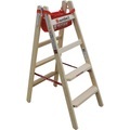 Holz-Stehleiter mit Komfort-Stufen