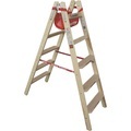 Holz-Stehleiter mit Komfort-Stufen