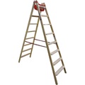 Holz-Stehleiter mit Komfort-Stufen