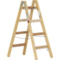 Holz-Sprossen-Stehleiter