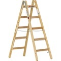 Holz-Sprossen-Stehleiter