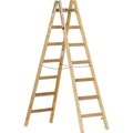 Holz-Sprossen-Stehleiter
