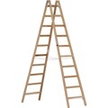 Holz-Sprossen-Stehleiter