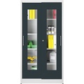 mauser, Sichtfenster-Schiebetürschrank