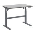 EUROKRAFTpro Arbeitstisch, elektrisch höhenverstellbar HPL-Platte weiß, Tragkraft 200 kg BxT 1200 x 800 mm