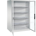 Sichtfenster-Flügeltürschrank
