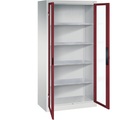 Sichtfenster-Flügeltürschrank