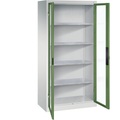 Sichtfenster-Flügeltürschrank