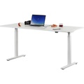 Topstar Schreibtisch, elektrisch höhenverstellbar BxT 1600 x 800 mm Platte weiß, Gestell weiß