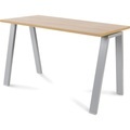 Schreibtisch BLANCA HxBxT 740 x 1200 x 600 mm Eiche-Dekor, Gestell grau