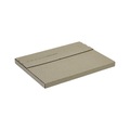 undefined, Graspapier-Flachpack terra, selbstklebend, Innen-LxBxH 257 x 207 x 13 mm, ab 30 Stk