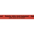 Warn-Klebeband, Aufdruck Palette, bitte nicht belasten!, VE 36 Stk, Bandbreite 50 mm