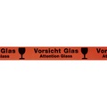 undefined, Warn-Klebeband, Aufdruck Vorsicht Glas/Attention Glass, VE 3 Stk, Bandbreite 50 mm, ab 2 VE