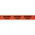 Warn-Klebeband, Aufdruck GESPERRT/BLOCKED, VE 3 Stk, Bandbreite 50 mm, ab 2 VE
