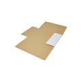 Kreuzverpackung, einteilig, 1-wellig, weiß, LxB 600 x 425 mm, Füllhöhe 120 mm, ab 10 Stk