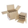 Bierflaschenkarton, VE 10 Stk, Innenmaße 380 x 260 x 285 mm, 12 Flaschen