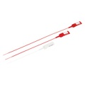 Durchziehplombe, PP, VE 10 Stk, 342 mm, rot, ab 12 VE