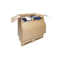 undefined, Wellpapp-Faltkarton, 3-wellig, braun, LxBxH 450 x 450 x 400 mm, ab 2 Stk