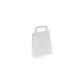 Papiertragetasche, zeitlos, Außen-LxB 220 x 80 mm, VE 500 Stk, weiß, 70 g/m²