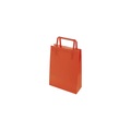 Papiertragetasche BASIC, Außen-LxB 250 x 80 mm, VE 500 Stk, orange, 80 g/m²