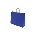 Papiertragetasche FRESH, Außen-LxB 280 x 130 mm, VE 250 Stk, blau, 110 g/m²