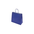 Papiertragetasche FRESH, Außen-LxB 240 x 110 mm, VE 250 Stk, blau, 110 g/m²