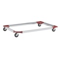 Fahrgestell, Kunststoffecken mit steckbaren Aluprofilen 1210 x 810 mm Vollgummiräder, ab 5 Stk