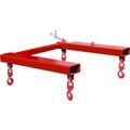 EUROKRAFTpro Traverse für Big-Bags, Traglast 1250 kg, feuerrot RAL 3000