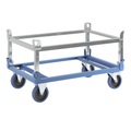 undefined, Paletten-Fahrgestell mit Aufsetzrahmen, Tragfähigkeit 1000 kg, blau