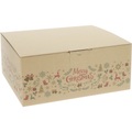 Blitzbox Merry Christmas terra, VE 20 Stk, Innenmaße 344 x 294 x 140 mm