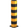 a.m.p.e.r.e Rammschutz-Poller STRONG, Rohrdurchmesser 200 mm, verkehrsgelb, Höhe 600 mm
