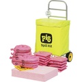 PIG®, PIG Notfall-Kit in Trolley-Wagen, Ausführung Chemikalien, absorbiert 53,7 l