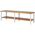 eurokraft pro Werkbank, Baukastensystem Serie 7, 1 Ablageboden, BxT 3000 x 900 mm