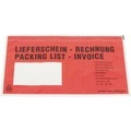 Recycling-Dokumententaschen, Aufdruck Lieferschein - Rechnung, VE 1000 Stk, LxB 240 x 140 mm