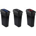 rothopro Wertstoffsammler SELECTO 3er-Set, Volumen 3 x 55 l, schwarz