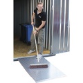 undefined, Auffahrrampe, für Container, verzinkt