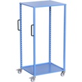 eurokraft pro, eurokraft pro Euro-Transportwagen CustomLine, für Behälter-LxB 800 x 600 mm, blau, ohne Kästen