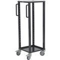 eurokraft pro Euro-Transportwagen CustomLine, für Behälter-LxB 400 x 300 mm, grau, ohne Kästen
